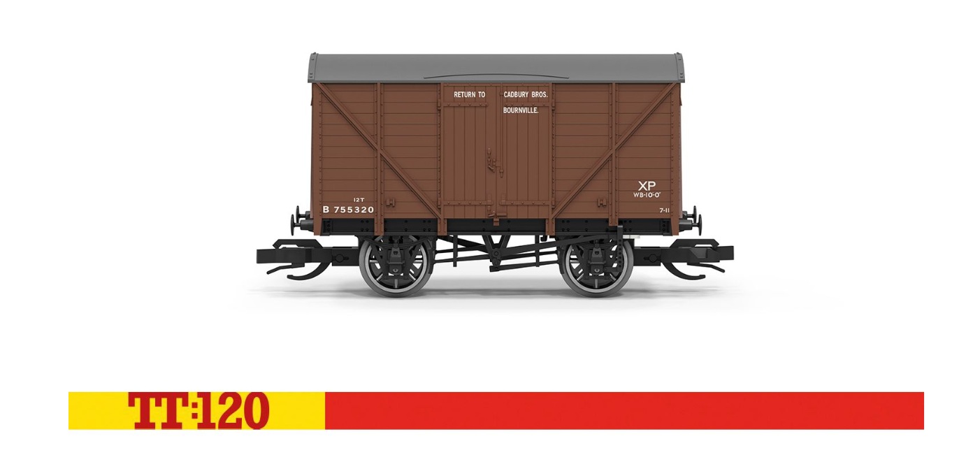 Hornby TT6043 - TT - Gedeckte Güterwagen 'Cadbury', BR, Ep. III